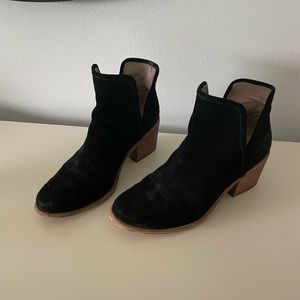 BP black suede women’s booties